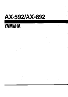 Yamaha AX-592-Service-Manual